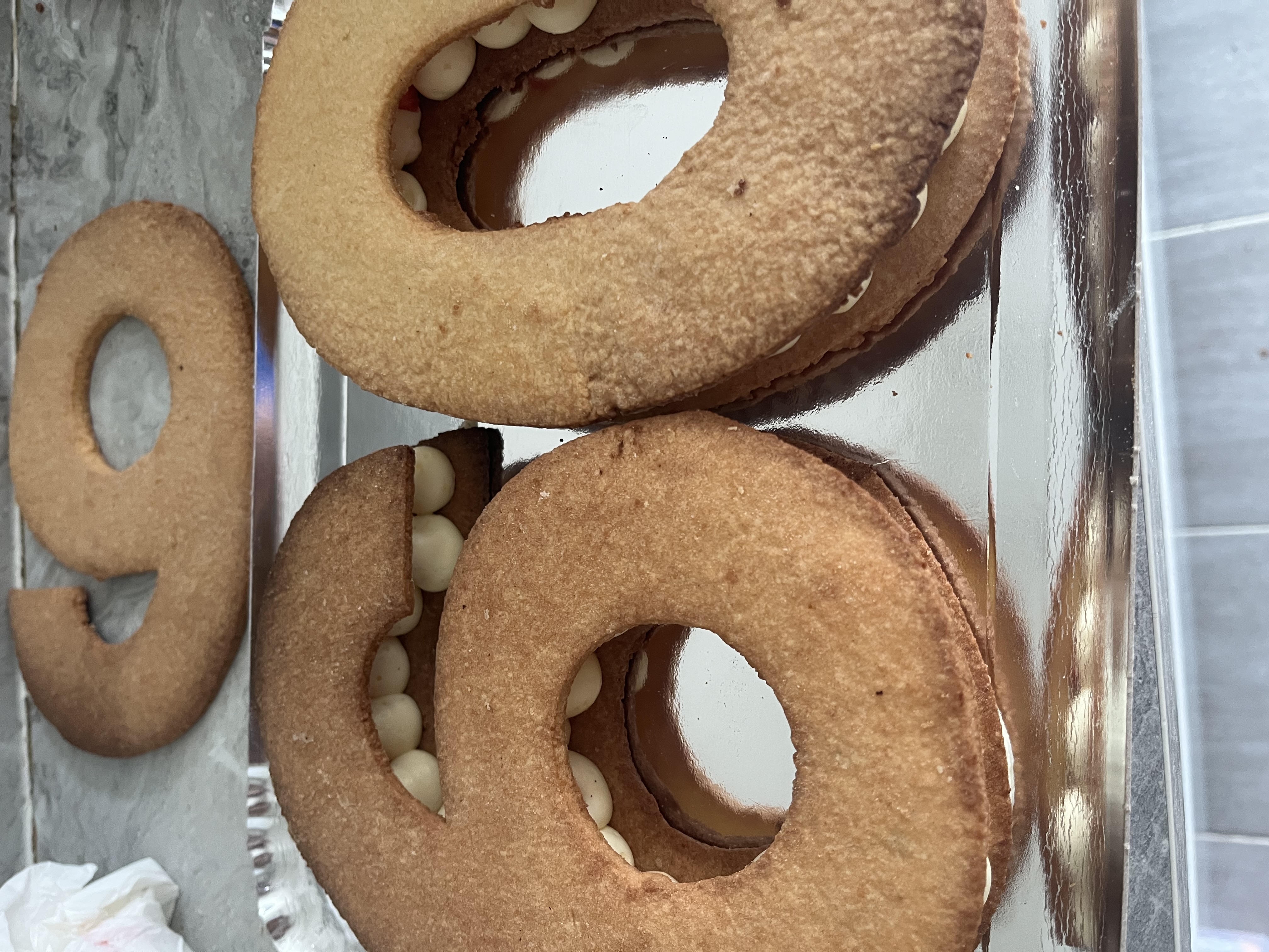 Number Cake 60 preparation